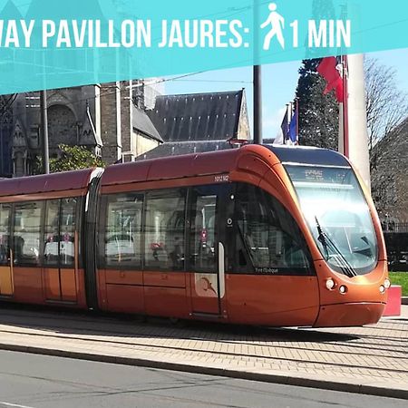 Tramway 10 Jaures Cosy Proche Gare Le Mans Exterior foto
