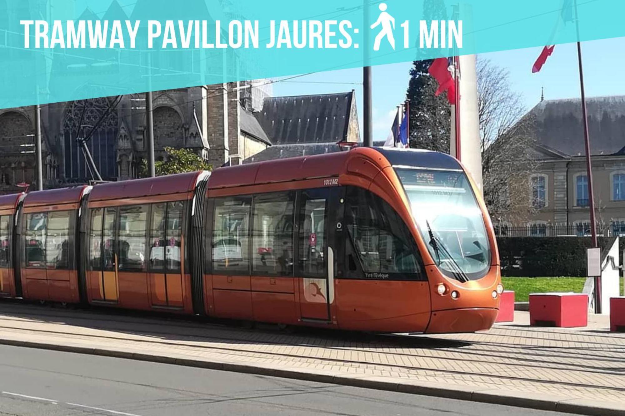 Tramway 10 Jaures Cosy Proche Gare Le Mans Exterior foto